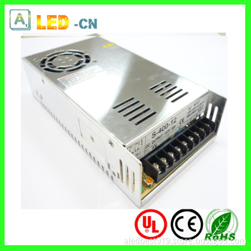 Aluminum 400W DC12V LED DC Power Supplies